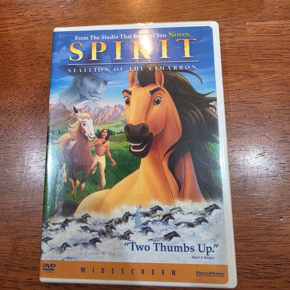 DreamWorks Spirit Stallion of the Cimarron DVD Kids Widescreen Excellent 2002